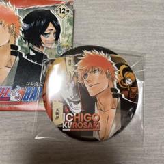 BLEACH ブレソル スクエア缶バッジ 黒崎一護 BLEACH 缶バッジ 黒崎一護 - メルカリ