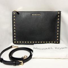 未使用 マイケルコース スタッズ ショルダー クラッチ 2way