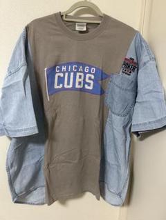 古着リメイク　CHICAGO CUBS デニムスリーブ Tシャツのサムネイル