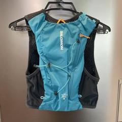 【値下げ】Salomon ハイドレーションベスト 青 SALOMON ADV SKIN 12 SET LC2464400 ポイント15倍対象