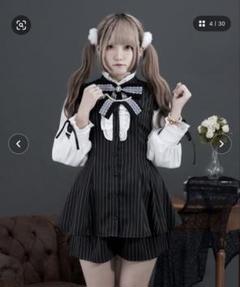 Palelfy ワンピース ズボンセットアップ 春名亜美さんコラボ〉セットアップライクワンピース / #Newans