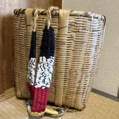 背負いかご 竹かご 背負い籠 背負い篭　昭和レトロ