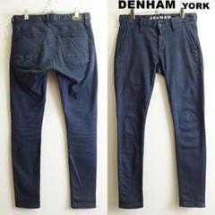 DENHAM　YORK　スリムテーパードパンツ　【M】　強ストレッチ　濃紺