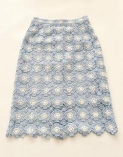31 Sons de mode フラワー　タイトスカート　ブルー　花柄　36のサムネイル