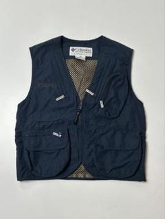 90's Columbia コロンビア フィッシングベスト 釣り 紺タグ 90年代 90s コロンビア アウトドア 釣り ベスト│ヴィテージ古着