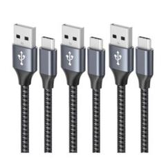 USB Type C ケーブル 3本セット 3A 急速充電 cタイプ スマホ