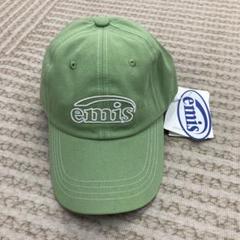 emis ベースボールキャップ 緑/ベージュ　新品未使用未開封 emis グリーン ベースボールキャップ E17-24 - メルカリ