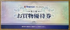 ヤマダ電機 お買物優待券500円券 20枚(10,000円分)のサムネイル
