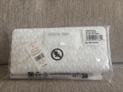 MICHEAL KORS 長財布 ホワイト MKロゴ 新品未使用 ラージサイズのサムネイル