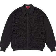 Supreme Crochet Zip Up Cardigan Black L - メルカリ