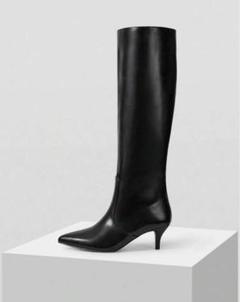 完売品MOTF PREMIUM ソリッドカラーの女性用ニーハイブーツ ハイヒール