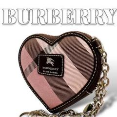 美品 BURBERRY バーバリー ハート コインケース ピンク ピンク系 Burberry(バーバリー) コインケース・小銭入れ