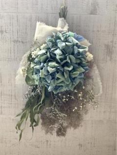 ドライフラワースワッグ◌ ͙❁˚紫陽花　スモークツリー