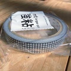 mt マスキングテープ　large core 強粘着　ギンガムチェック　ブラックのサムネイル