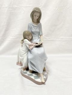 LLADRO 「おやすみ前のご本」 スペイン製 1987年 希少品 リアドロ A64 リヤドロ おやすみ前のご本 - メルカリ