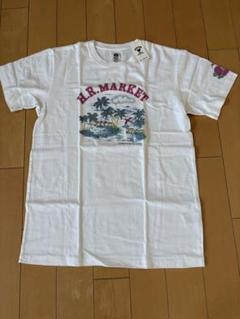 H.R. MARKET ビーチプリント Tシャツ