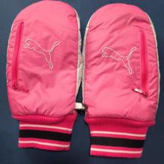 プーマ PUMA ／ ハンドウォーマー ピンク （ カイロポケット付 ）美品