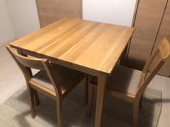 無印良品 muji オーク材 ダイニングテーブル 80×80