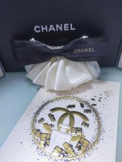 CHANEL シャネル♡ノベルティリボンシュシュ2色セット❣️ CHANEL シャネル リボン シュシュ AAA424 B18100 アクセサリー