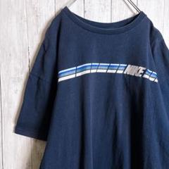 【入手困難】00s old NIKE ナイキ ネイビー フェード Tシャツ