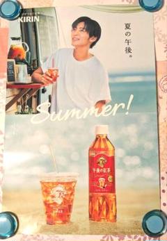 【美品】非売品 SnowMan 目黒蓮 中条あやみ 午後の紅茶 ポスターのサムネイル