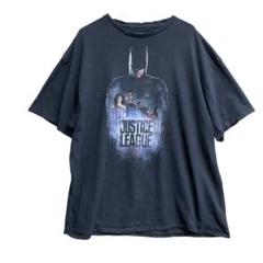 ジャスティスリーグ　メンズTシャツ　黒　XXL　コットン100 【3787】