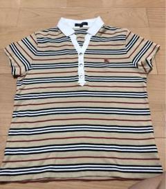 BURBERRY ボーダー柄半袖ポロシャツ160a