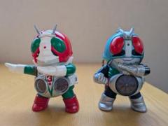 仮面ライダー2号・V3回る光るキ―ホルダー