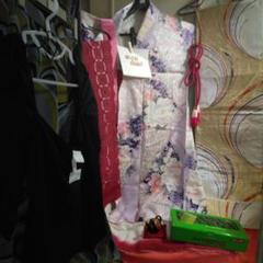着丈167裄丈68着物～Lパンツ～XLスーツ～ショール～ブラウス～袋帯～入浴剤箱