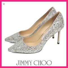 ✨美品✨ ジミーチュウ グリッター ブライダルシューズ ゴールド パンプス 中古・古着通販】JIMMY CHOO (ジミーチュウ) グリッターパンプス