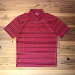 NIKE GOLF ナイキゴルフ　半袖ポロシャツ　レッド　M　レッド