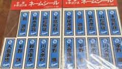 中日ドラゴンズ ネームシール