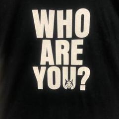 ヒステリックグラマーWHO ARE YOU? 目かくしガールプリントTシャツ 黒のサムネイル