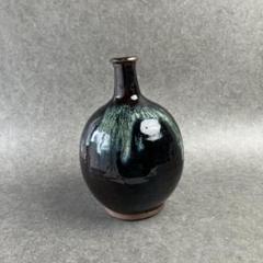徳利■神明社 萩粉引き 古い酒器 酒瓶 一輪挿し花瓶 骨董品 古美術■ imgrc0093785014.jpg