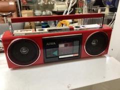 AIWA CS-J20 ラジカセ 昭和レトロ FM AM イエロー　黄色 AIWA CS-J20 ラジカセ 昭和レトロ FM AM イエロー 黄色