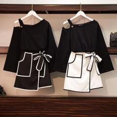 レディース 大きいサイズ 新品 春夏 (黒4XL) セットアップ