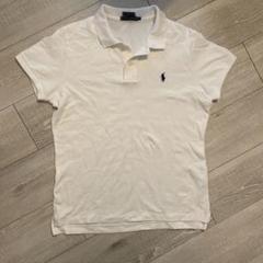 新品未使用✧POLO RALPH LAUREN　ポロシャツ　Sサイズ　ホワイト 新品未使用タグ付】ポロラルフローレン ポロシャツS 白 ホワイト