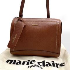 美品　marie claire　マリクレール　ショルダーバッグ　保存袋　レザー