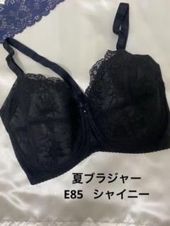 シャンデール 新品 夏ブラジャー E85 シャイニー ブラック