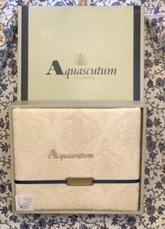 未使用 Aquascutum 綿 フラノシーツ フラットシーツ