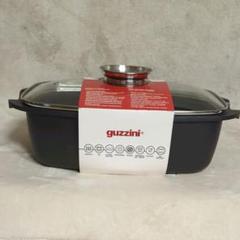 新品未使用 グッチーニ 蓋付深型ローストパン IH対応 09680010 グッチーニ IH対応 蓋付深型ローストパン COOK&SPACE ブラック