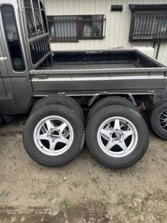 ⭐︎バリ山　ジムニー　JB64 新車外し　アルミタイヤ4本セット ⭐︎バリ山ジムニーJB64 新車外しアルミタイヤ4本セット