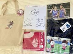 シダマツ　似顔絵tシャツ　直筆サイン バッグ　タオル　バッジ　志田千陽　松山奈未