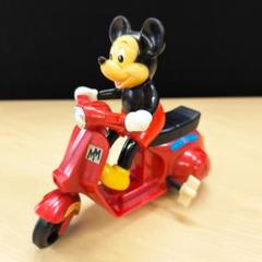 ミッキーマウス ゼンマイ オートバイ フィギュア アンティーク