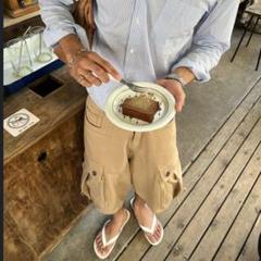 BEVIS cargo shorts beige