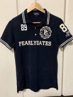 【値下げ可能！】PEARLY GATES ブラックシャツ サイズ4 サイズ：4 PEARLY GATES パーリーゲイツ 2023年モデル 半袖