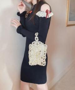 【新品】LEJA レジャ　ワンピース　タイト　オフショルダー　レディース　ドレス