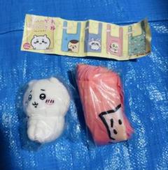 ちいかわ　エコバッグ　ガチャ　ぬいぐるみ　ラッコ　師匠　big4 おすわり