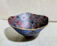 色絵金銀彩輪花酒盃 (前田正博) 色絵金銀彩輪花酒盃 (前田正博) - メルカリ