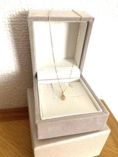 ヴァンドーム青山　ゴールド ネックレス シンプルデザイン　トパーズ